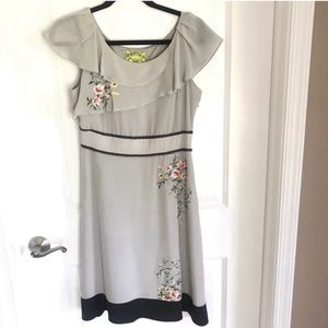 Anthropologie Floral Dress